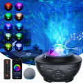Starry Sky Light Smart WiFi Galaxy Projector Night Light Alexa APP Control 10-Color Music Player Blu