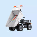 ONEBOT White Mine Truck Car 500+ Pcs Mechanical Transmission Control and Tipping Bucket Lifting Syst