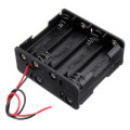 3pcs 4 Slots NO.5 Battery Holder Plastic Case Storage Box for 4*NO.5 Battery