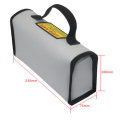 Portable Explosion-proof Fireproof LiPo Battery Safety Bag 220*100*75mm With Handle