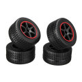 4PCS Front Rear Wheel Rim Tires for 23211 KY-1881 1/20 RC Car Vehicles Model Parts