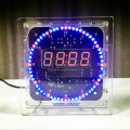 LED Rotating Electronic Temperature Display Digital Clock Learning Kit Box DIY