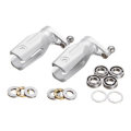 ALZRC Devil 505 FAST RC Helicopter Parts Metal Tail Rotor Holder Silver