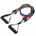 11pcs/set Fitness Resistance Bands Sport Pull Rope Yoga Band Home Gym Exercise Tools