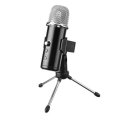 U18 USB Condenser Microphone with 4 Voice Changes and Echos Changes