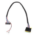 5Pcs 40 Pin 1 Channel 6 Bit LED LCD LVDS Screen Cable For Display