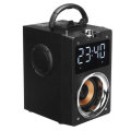 Bakeey Portable Digital Display Alarm bluetooth Speaker 3D Heavy Bass Support FM/TF/USB/AUX Play