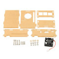 Transparent Clear Case Enclosure Box + Cooling Fan For Raspberry Pi 2 Model / B+