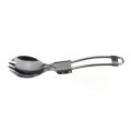 Stainless Steel Foldable Spoon Fork Camping Hiking Portable Outdoor Cookout Picnic Tableware