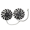 2pcs MSI RX580 FDC10U12S9-C Fan Graphics Card Cooling Fan PLD09210S12HH