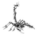 Steel Warcraft 3D Puzzle DIY Assembly Scorpion Toys DIY Stainless Steel Model Building Decor 16*14*1
