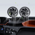 Electric USB Car Fan Double-headed Car Fan 360 Rotating & 3 Gear  Cooling Fan
