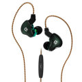 KBEAR KS2 DD+BA In Ear Earphone With 0.78mm Pin TFZ Earbuds HIFI S... (TYPE: WITHMIC | COLOR: BLACK)