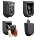 BH001 Wall-mounted Outdoor Key Storage Lock Box 10 Digit Push-Button Combination Password Key Safe B