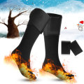 1 Pair Electric Heated Socks Feet Winter Warmer Thermal Sock For Cycling Skiing Camping