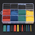 530 PCS Halogen-Free 2:1 Heat Shrink Tubing Wire Cable Sleeving Wrap Wire Kit 8Size 5Color