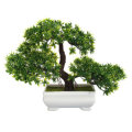 Bonsai Tree with Pot Artificial Plant Decoration for Home Office Desk 18cm