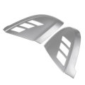 1 Pair Chrome Silver Rear View Mirror Cap Cover Add On Side Mirror Case Universal Car Modification F