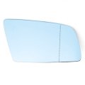 Right Side Blue Car Heated Side Mirror Glass For BMW 5 E60 E63 2004-2008