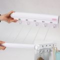 18m Wall Mounted Washing Clothes Laundry 5 line Airer Dryer Retractable Cloth Hanger
