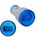 3pcs Blue 22MM AD16 AD16-22DSV Type AC 60-500V Mini Voltage Meter LED Digital Display AC Voltmeter I