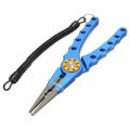 ZANLURE 8inch Aluminum Alloy Fishing Plier Cutters Hook Remover Scissors Fishing Tackle