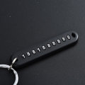 Car Key Rope Anti-lost Phone Number Keyring Vehicle Keychain For Car