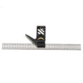 Drillpro Adjustable 300mm Aluminum Alloy Combination Square 45 90 Degree Angle Scriber Steel Ruler W