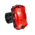BIKIGHT 5 LED 7 Modes Bike Tail Light Cycling Bicycle Rear Lamp Night Safety Warning Lantern