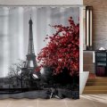Bathroom 3D Printed Polyester Fabric Colorful Peacock Shower Curtain Waterproof Bath Curtains With