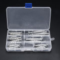 32Pcs Galvanized Threaded Nail Expansion Screw Nails Door Frame and Safety Speed Bump Fixing Pull Bu