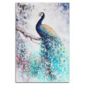 Peacock HD Unframed Canvas Print Peacock Art Paintings Picture Wall Home Decor