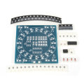 5pcs DIY SMD Component Soldering Practice Board Mini PCB Rotating LED Flash Kit