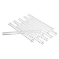10Pcs Length 100mm OD 7mm 2mm Thick Wall Borosilicate Glass Blowing Tube Lab Factory School Home