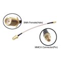 2 pcs RJXHOBBY MMCX to SMA Female 60mm Low Loss FPV Antenna Extension Cable Adapter For FPV RC Drone