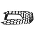 Golssy Black Front Fog Light Bumper Grille Grill For A4 B8.5 S-line S4 2013-2015