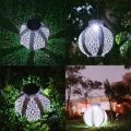 Solar Light Outdoor Decorative Retro Hanging Lantern for Garden Patio Path Landscape Driveway