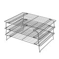 Bakeey Stainless Steel Three-layer Folding Baking Cooling Rack Biscuit Rack Drying Net Baking Applia