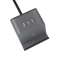 Aigo 5W Wireless Charger Socket 3D Mini Power Strip Socket Outlet 3USB Ports from