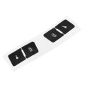 Matte Black Car Door Lock Switch Button Repair Stickers Decals Pin For Audi A3L