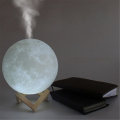 880ML 3D LED Night Light Air Humidifier Moon Lamp