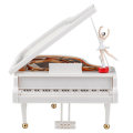 Vintage Ballerina Girl Dancing On The Piano Music Box Christmas Gift Valentine`s Day Gift Home Decor