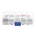 5 Sets 10 Colors of Hollow Five Claws of Box Set Total Buttons Metal Sewing Press Studs Snap Fastene