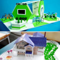 5Pcs PVC Expansion Board Mini Landscape Base Set Building Sand Table Model Material