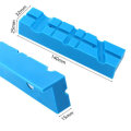Drillpro 2Pcs 140mm Vise Jaws Multipurpose Magnetic Reversible Vise Soft Jaw Pads for Metal Vise Tab