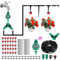 25 Meters Timer Self Watering Micro Drip Irrigation System Garden Hose Kits DIY