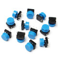 400Pcs Tactile Push Button Switch Momentary Tact Caps