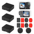 SheIngKa Screen Protective Film Lens Cap Battery Case Sticker Mount Set for DJI OSMO Action Sports C
