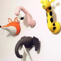 3D Flamingo Animal Head Wall Art Hanging Doll Chrismas Gift Toy Children Kids Room Decorations Birth