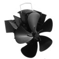 5 Blade Heat Self-Power Stove Fan Wall Mounted Magnetic Fireplace Eco Fan